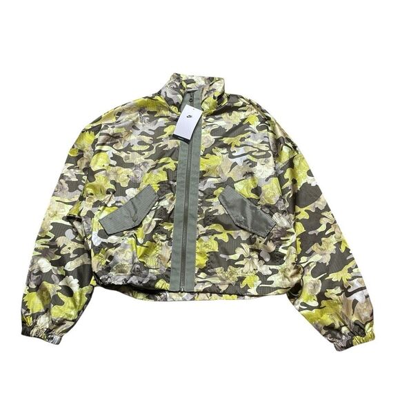 Nike Women's Green Camouflage Utility Jacket Size XS - Picture 2 of 12